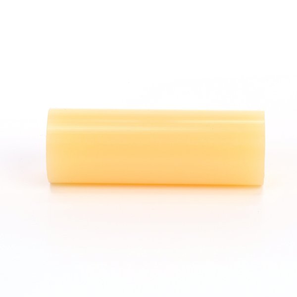 Hot Melt Adhesive, Tan, 1 in Diameter, 3 in Length, 35 sec Begins to Harden