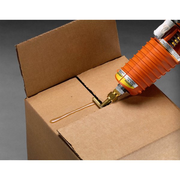 Hot Melt Adhesive, Tan, 1 in Diameter, 3 in Length, 35 sec Begins to Harden