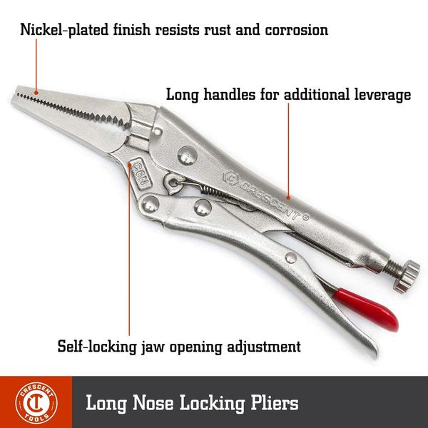 Long Nose Locking Pliers 6