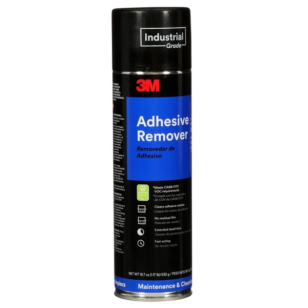 Adhesive Remover, Clear, 18.7 oz, Aerosol Can