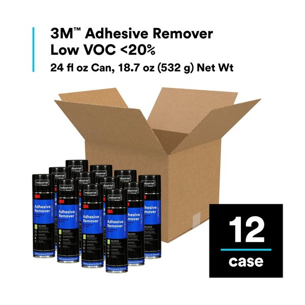 Adhesive Remover, Clear, 18.7 oz, Aerosol Can