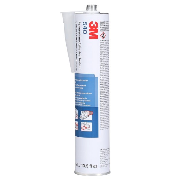 Sealant, 10.5 oz, Cartridge, White, Polyurethane Base