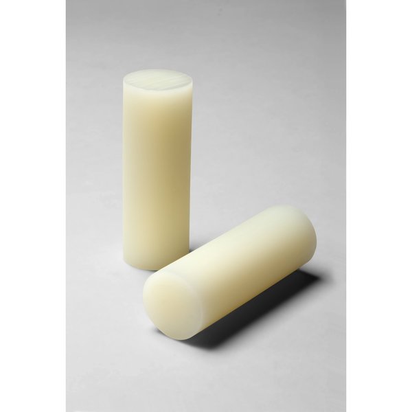 Hot Melt Adhesive, Off-White, 1 in Diameter, 3 in Length, 45 sec Begins to Harden