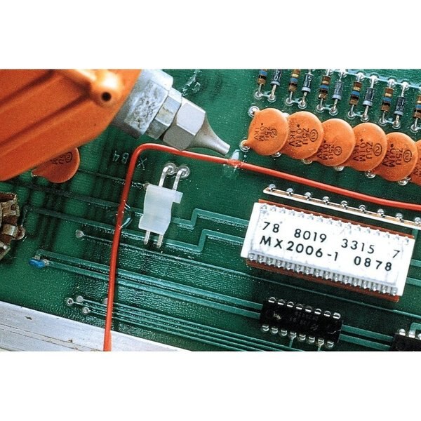 Hot Melt Adhesive, Tan, 5/8 in Diameter, 8 in Length, 30 sec Begins to Harden