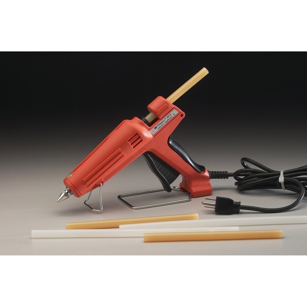 Hot Melt Adhesive, Tan, 1 in Diameter, 3 in Length, 45 sec Begins to Harden