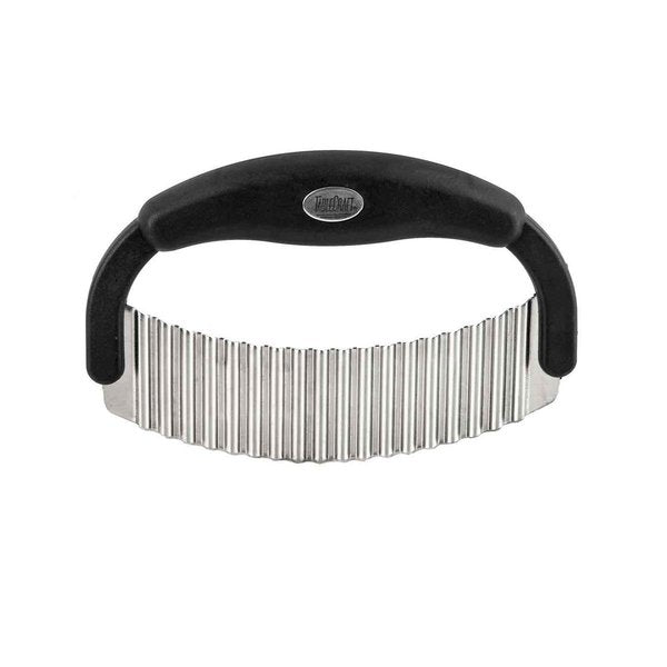 Crinkle Cutter, SS Sngl Blade, Plst Hndl