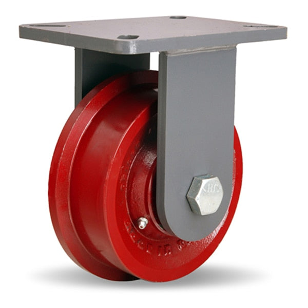 Rigid Caster, Ch 6-1/8X2-1/4 Ft Wheel