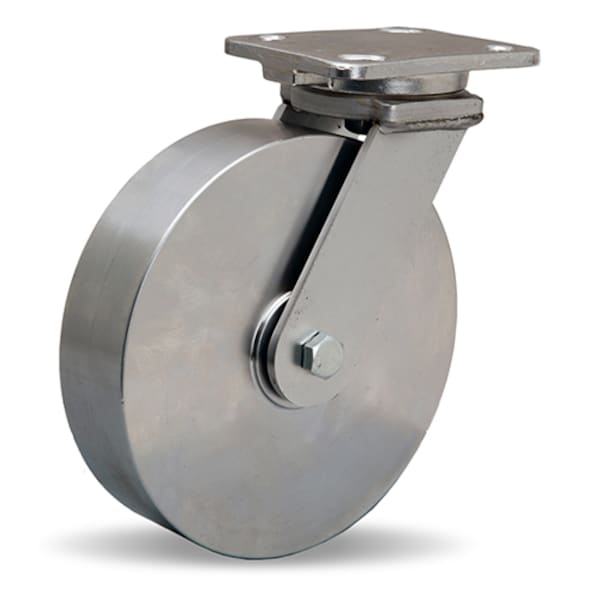 Stainless Steel Workhorse Swivel Caster, 8