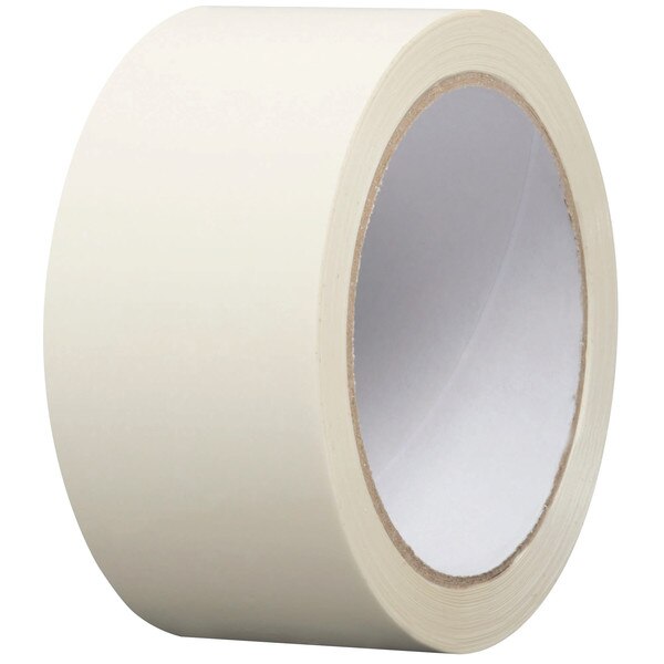 Packaging Tape, 50m L x 48mm W, White, PK36