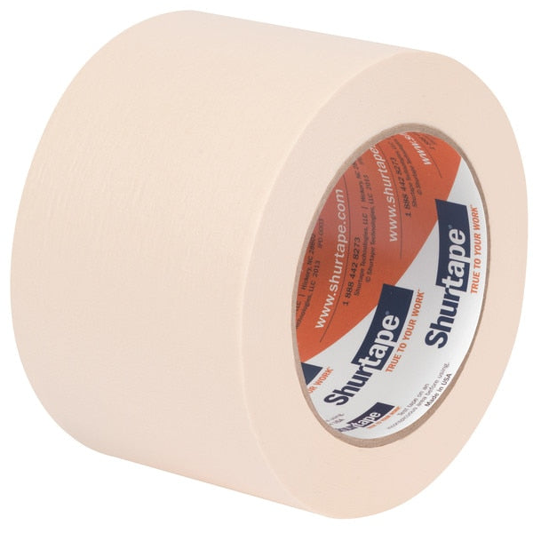 General Purpose Masking Tape, High Adhesion Synthetic Rubber-Based Adhesive, PK 16