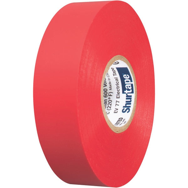 Electrical Tape, Red, 3/4