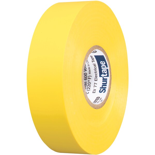 Electrical Tape, Yellow, 3/4