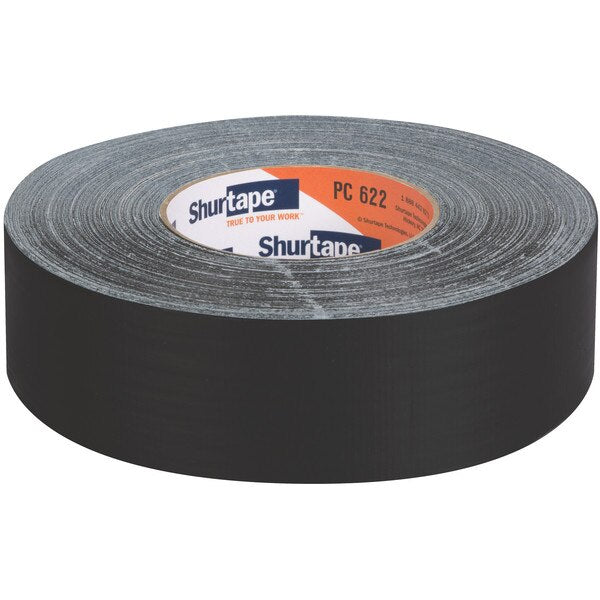Duct Tape, 55m L, Adhesion 60 oz./in, Black