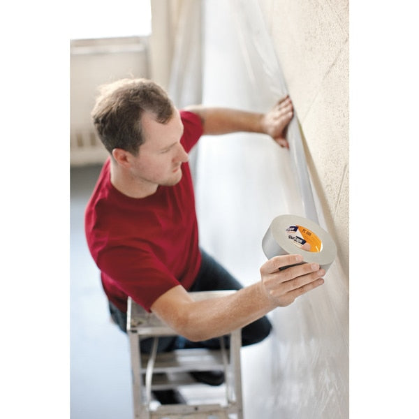 Duct Tape, 55m L, Adhesion 71 oz./in, Black