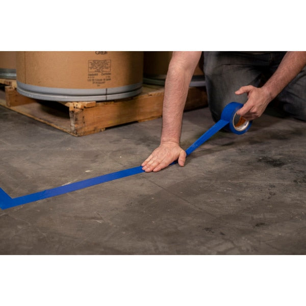 Floor Marking Tape, Yellow, 36 yd. L, PK24