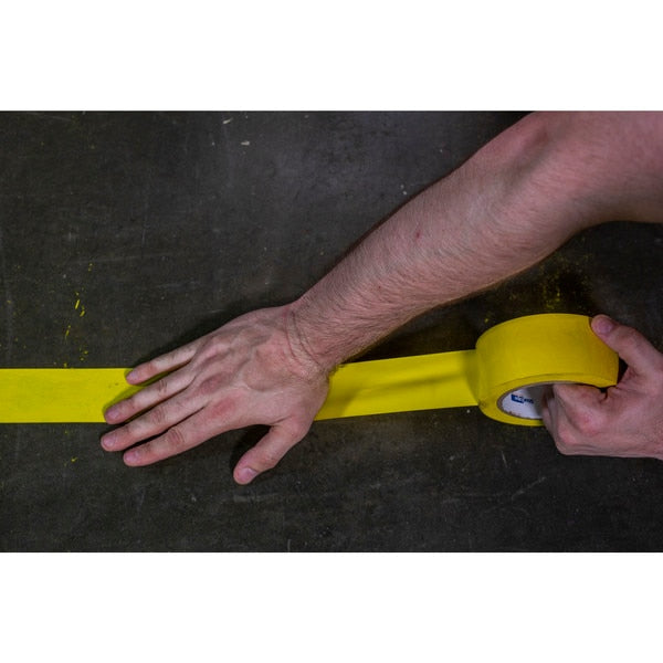 Floor Marking Tape, Yellow, 36 yd. L, PK24