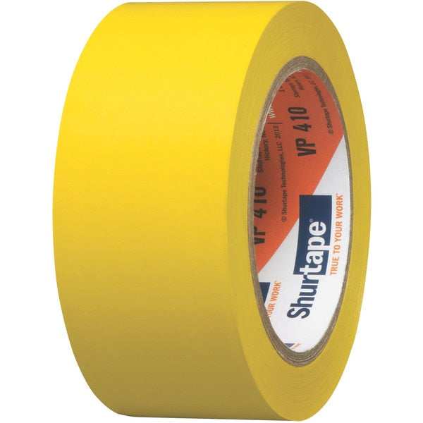 Floor Marking Tape, Yellow, 36 yd. L, PK24