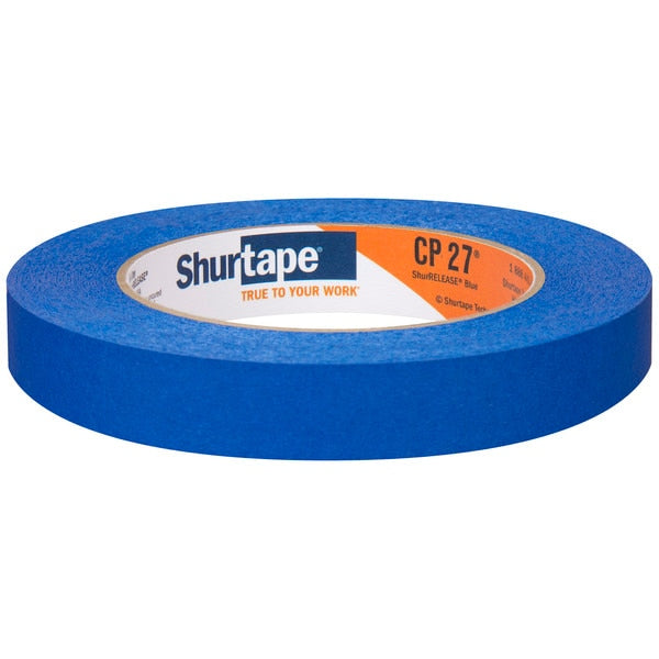 Masking Tape, 18mm W x 55m L, Blue