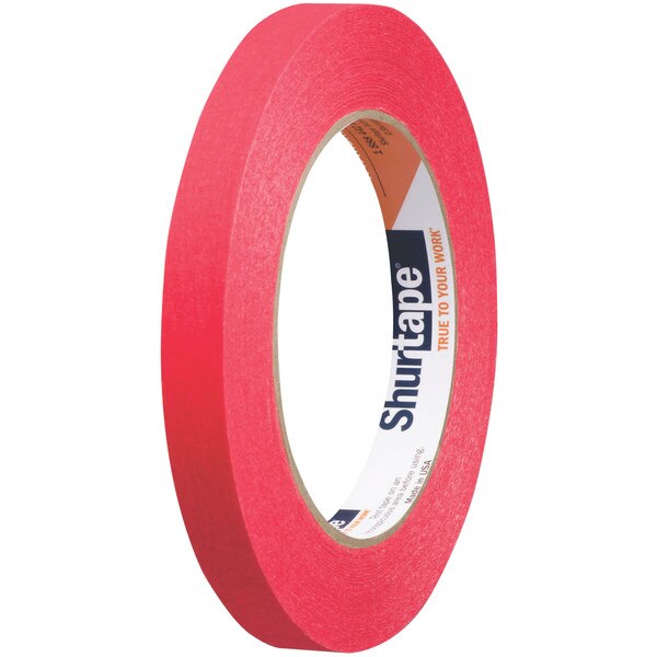 Masking Tape, Red, 12mm x 55m, PK72