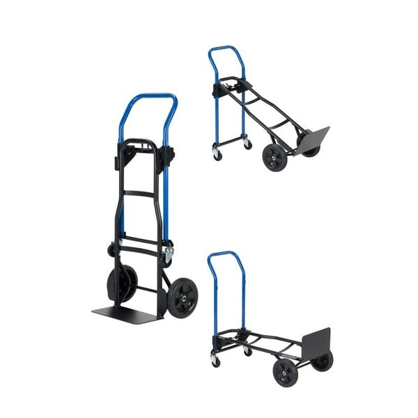 Convertible Hand Truck, 3in1 Qck Chng, 400Lbs