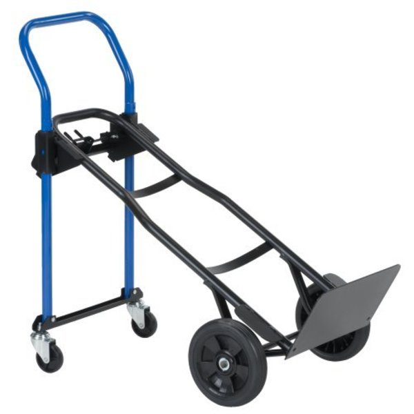 Convertible Hand Truck, 3in1 Qck Chng, 400Lbs