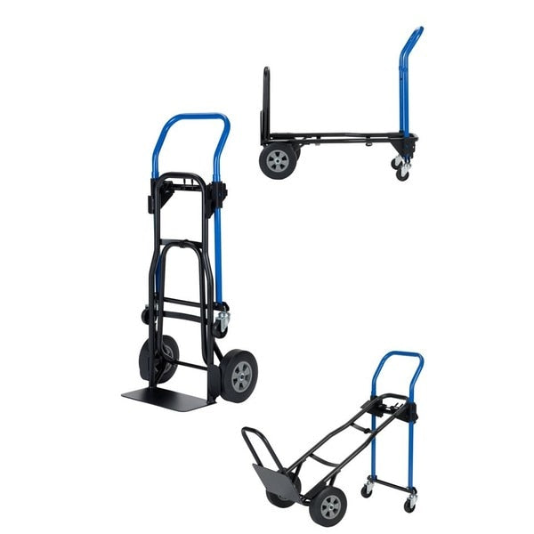 Cnvrtbl Hand Truck, 3in1 Qck Chng, 8