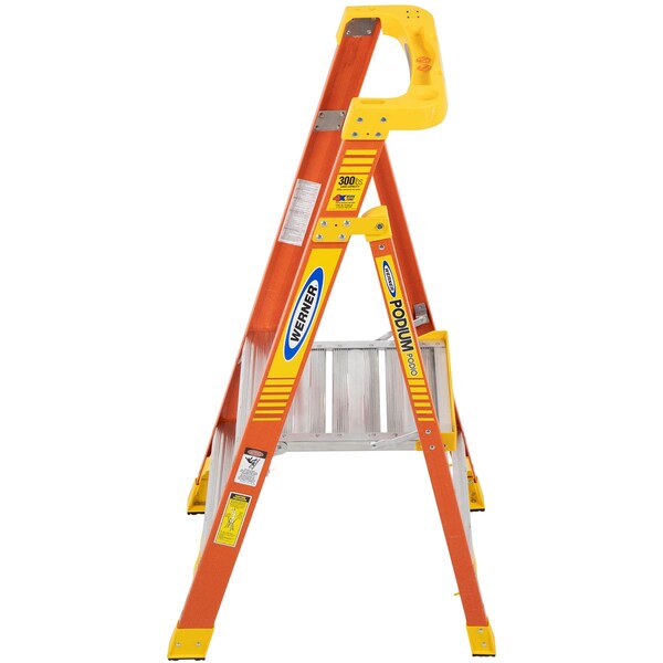 Fiberglass Podium Ladder, Type IA, 2 ft