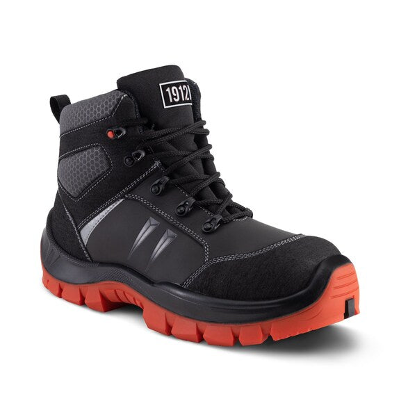 Hot Storm Electrician Work Boot, Black/Orange, Men's Size 9