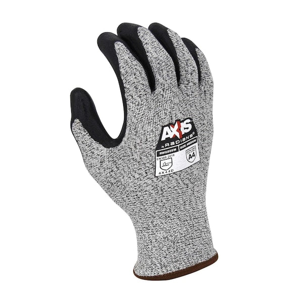 Cut Resistant Coated Gloves, A4 Cut Level, Foam Nitrile, XL, 1 PR