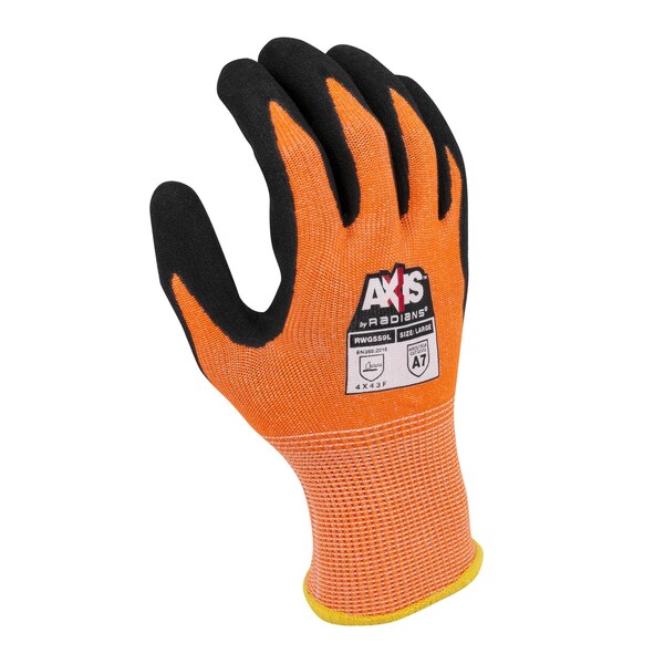 Cut Resistant Coated Gloves, A6 Cut Level, Nitrile, XS, 1 PR