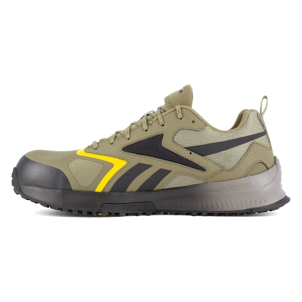 Mens Army Green Comp Toe Trail Runni, PR
