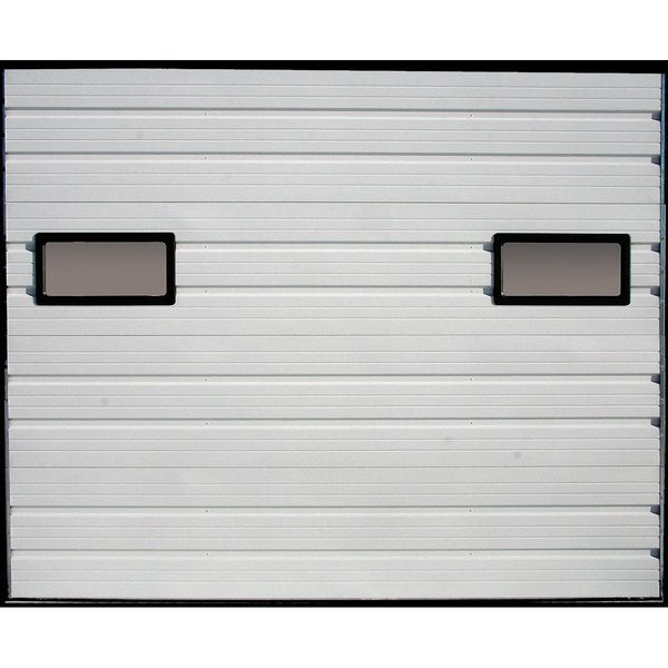 Dock Door, Embossed Wht Stl, Painted Acryl