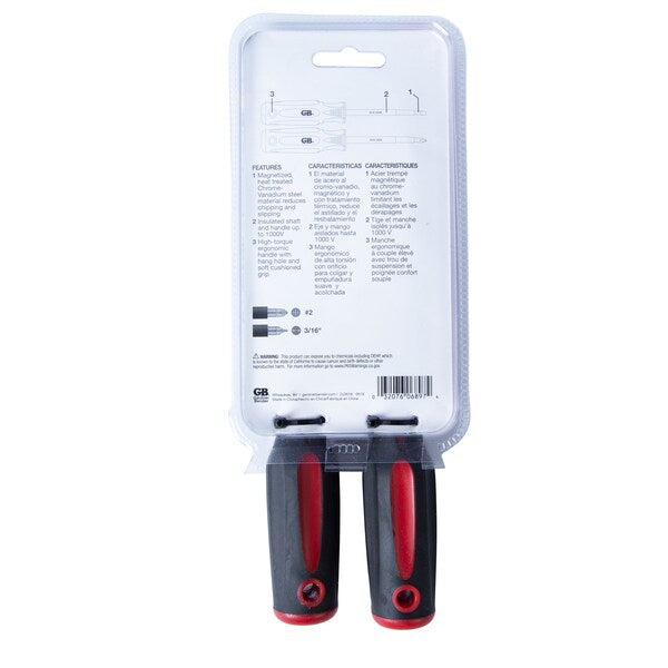 Insulated Screwdriver Set, 2-Pc