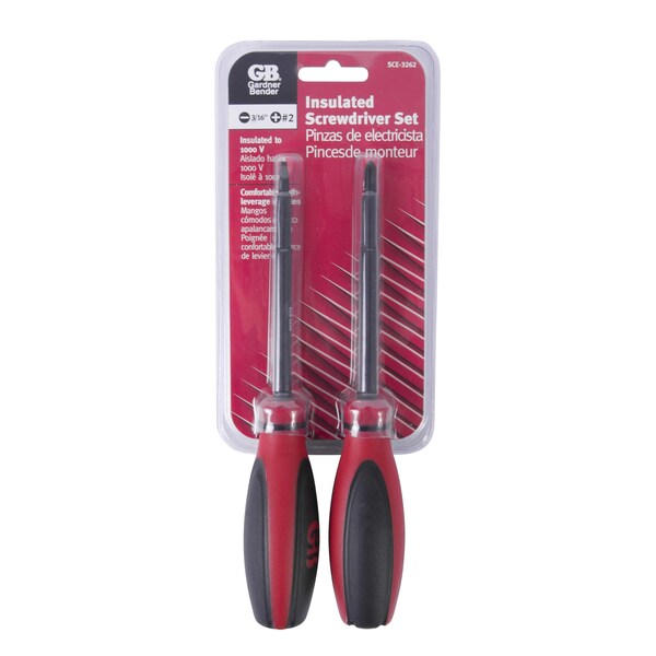 Insulated Screwdriver Set, 2-Pc