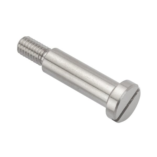 Shoulder Screw, 6g Thr Sz, 11mm Thr Lg, 25 mm Shoulder Lg, 316 Stainless Steel