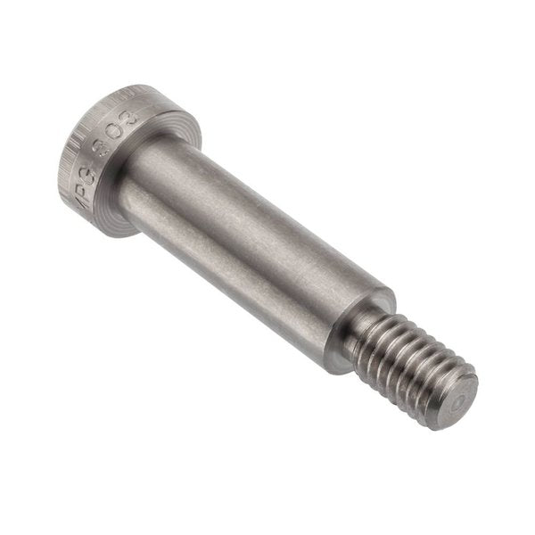 Shoulder Screw, 3A Thr Sz, 5/8 Thr Lg, 1-1/2 in Shoulder Lg, 18-8 Stainless Steel