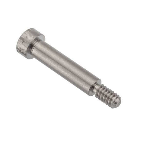 Shoulder Screw, 3A Thr Sz, 3/8 Thr Lg, 1 in Shoulder Lg, 18-8 Stainless Steel