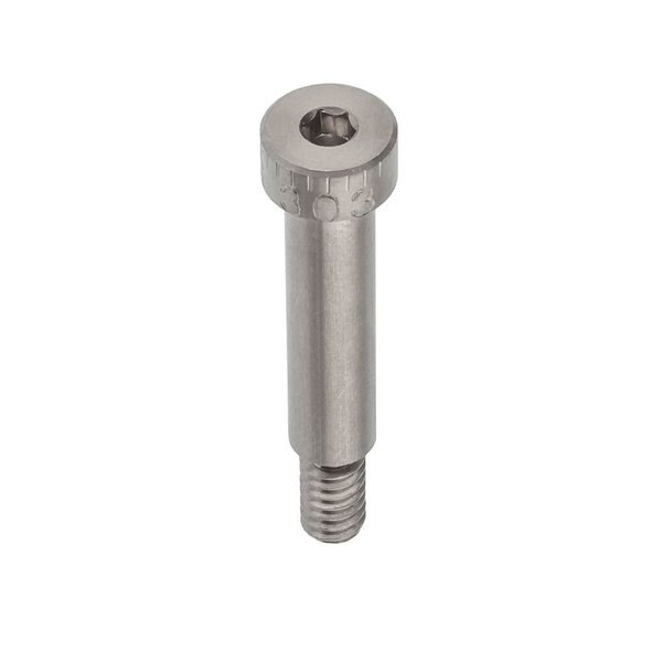 Shoulder Screw, 3A Thr Sz, 3/8 Thr Lg, 1 in Shoulder Lg, 18-8 Stainless Steel