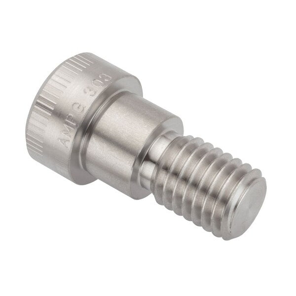 Shoulder Screw, 3A Thr Sz, 7/8 Thr Lg, 1/2 in Shoulder Lg, 18-8 Stainless Steel