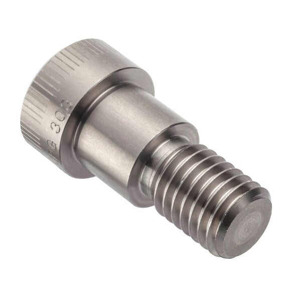 Shoulder Screw, 3A Thr Sz, 7/8 Thr Lg, 5/8 in Shoulder Lg, 18-8 Stainless Steel
