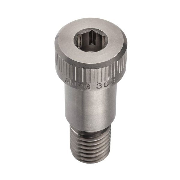 Shoulder Screw, 3A Thr Sz, 7/8 Thr Lg, 1 in Shoulder Lg, 18-8 Stainless Steel