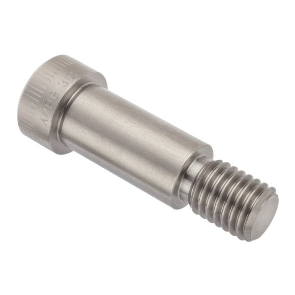 Shoulder Screw, 3A Thr Sz, 7/8 Thr Lg, 1-1/2 in Shoulder Lg, 18-8 Stainless Steel