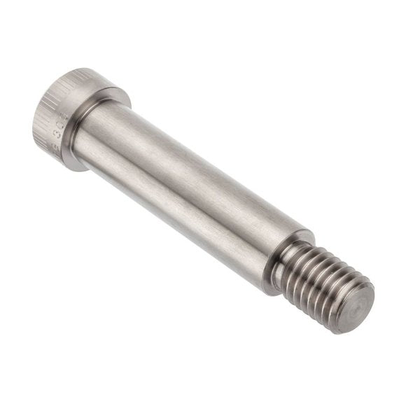 Shoulder Screw, 3A Thr Sz, 7/8 Thr Lg, 2-3/4 in Shoulder Lg, 18-8 Stainless Steel