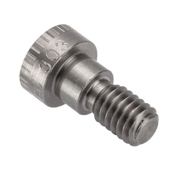 Shoulder Screw, 3A Thr Sz, 1/2 Thr Lg, 1/4 in Shoulder Lg, 18-8 Stainless Steel