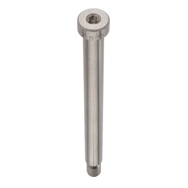 Shoulder Screw, 3A Thr Sz, 1/2 Thr Lg, 4 in Shoulder Lg, 18-8 Stainless Steel