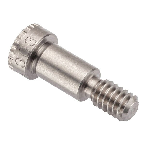 Shoulder Screw, 3A Thr Sz, 7/16 Thr Lg, 1/2 in Shoulder Lg, 18-8 Stainless Steel