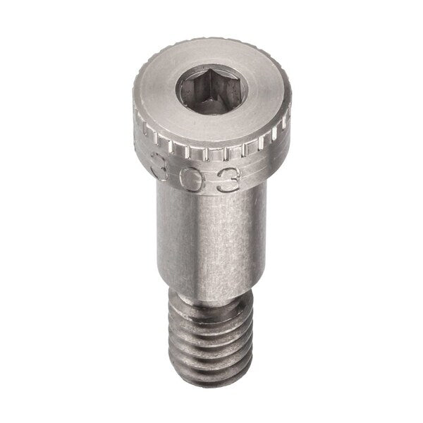 Shoulder Screw, 3A Thr Sz, 7/16 Thr Lg, 1/2 in Shoulder Lg, 18-8 Stainless Steel