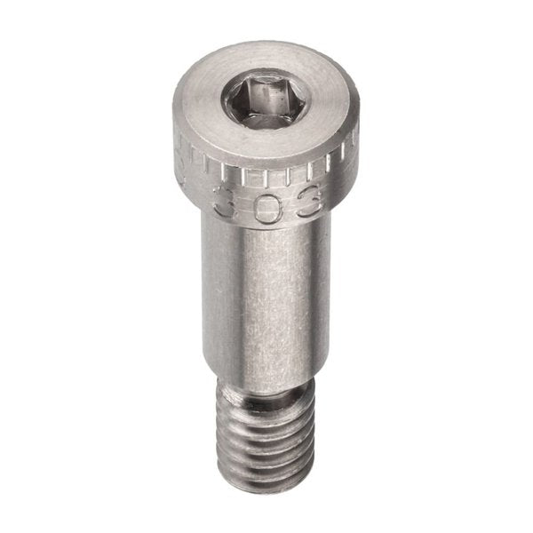 Shoulder Screw, 3A Thr Sz, 7/16 Thr Lg, 5/8 in Shoulder Lg, 18-8 Stainless Steel