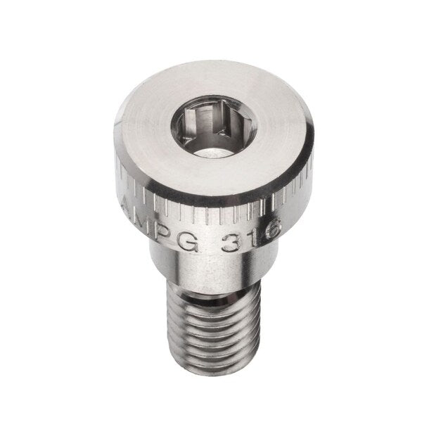 Shoulder Screw, 3A Thr Sz, 5/8 Thr Lg, 3/8 in Shoulder Lg, 316 Stainless Steel