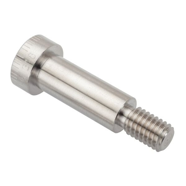 Shoulder Screw, 3A Thr Sz, 5/8 Thr Lg, 1-1/4 in Shoulder Lg, 316 Stainless Steel